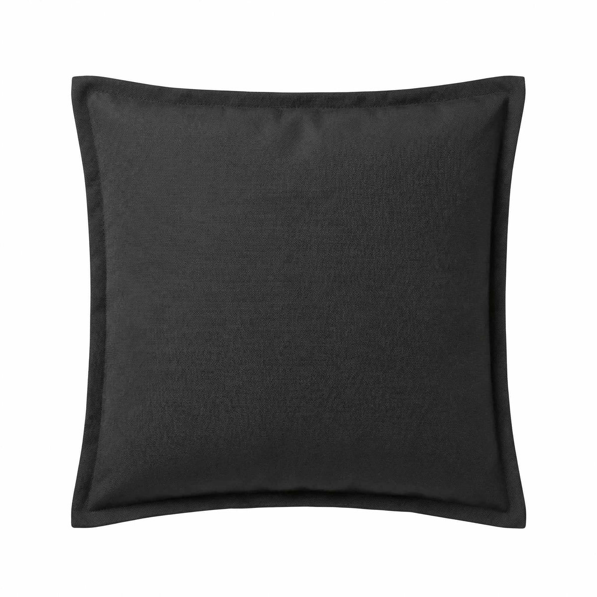 Berlin Gardens Lily Hive 20x20 flanged throw pillow in Canvas Black