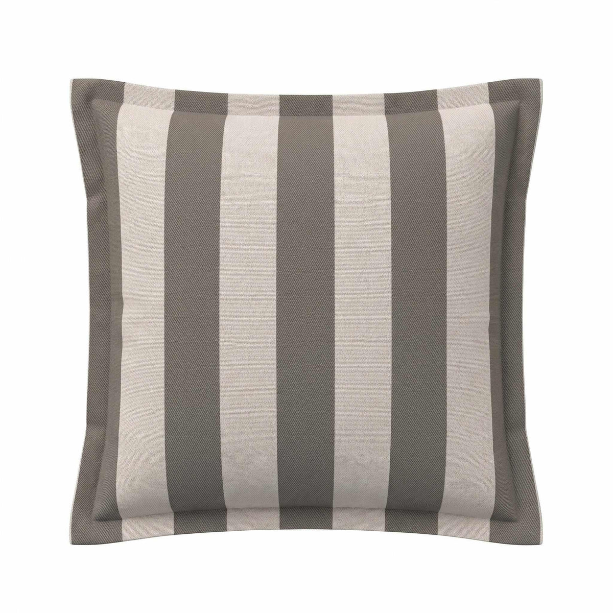 Berlin Gardens Lily Hive 20x20 flanged throw pillow in Galleon Dark Taupe