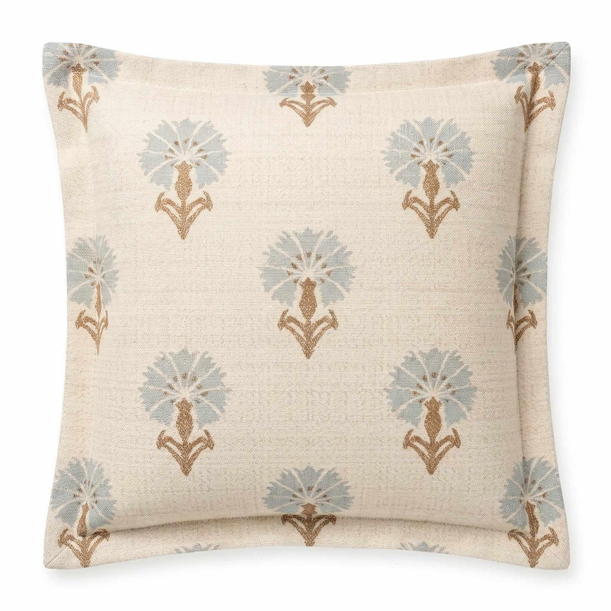 Berlin Gardens Lily Hive 20x20 flanged throw pillow in Mira Chai