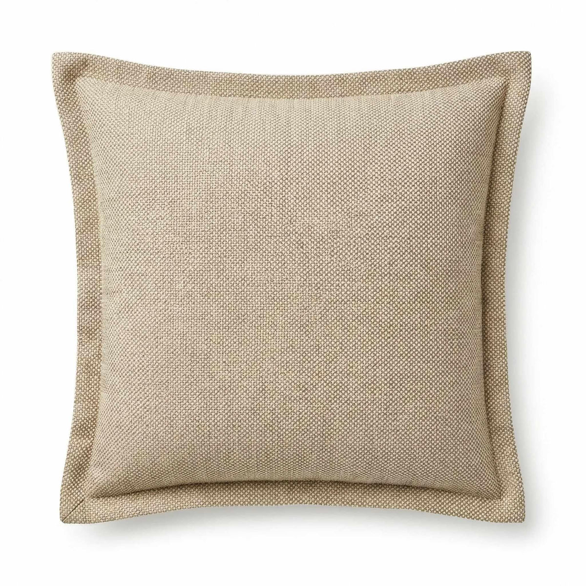 Berlin Gardens Lily Hive 20x20 flanged throw pillow in Santos Khaki