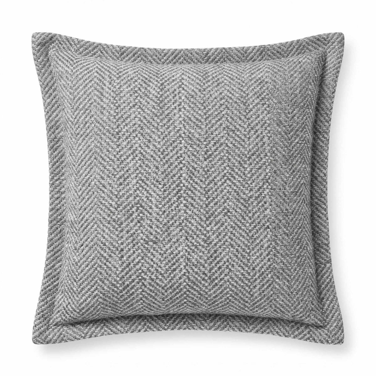 Berlin Gardens Lily Hive 20x20 flanged throw pillow in Waterpoint Marble