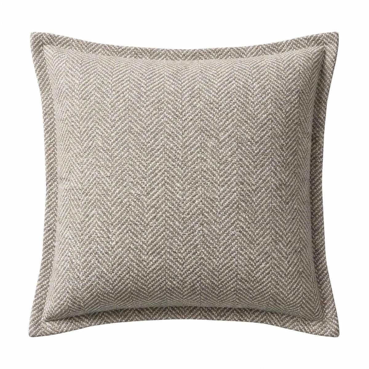 Berlin Gardens Lily Hive 20x20 flanged throw pillow in Waterpoint Stone