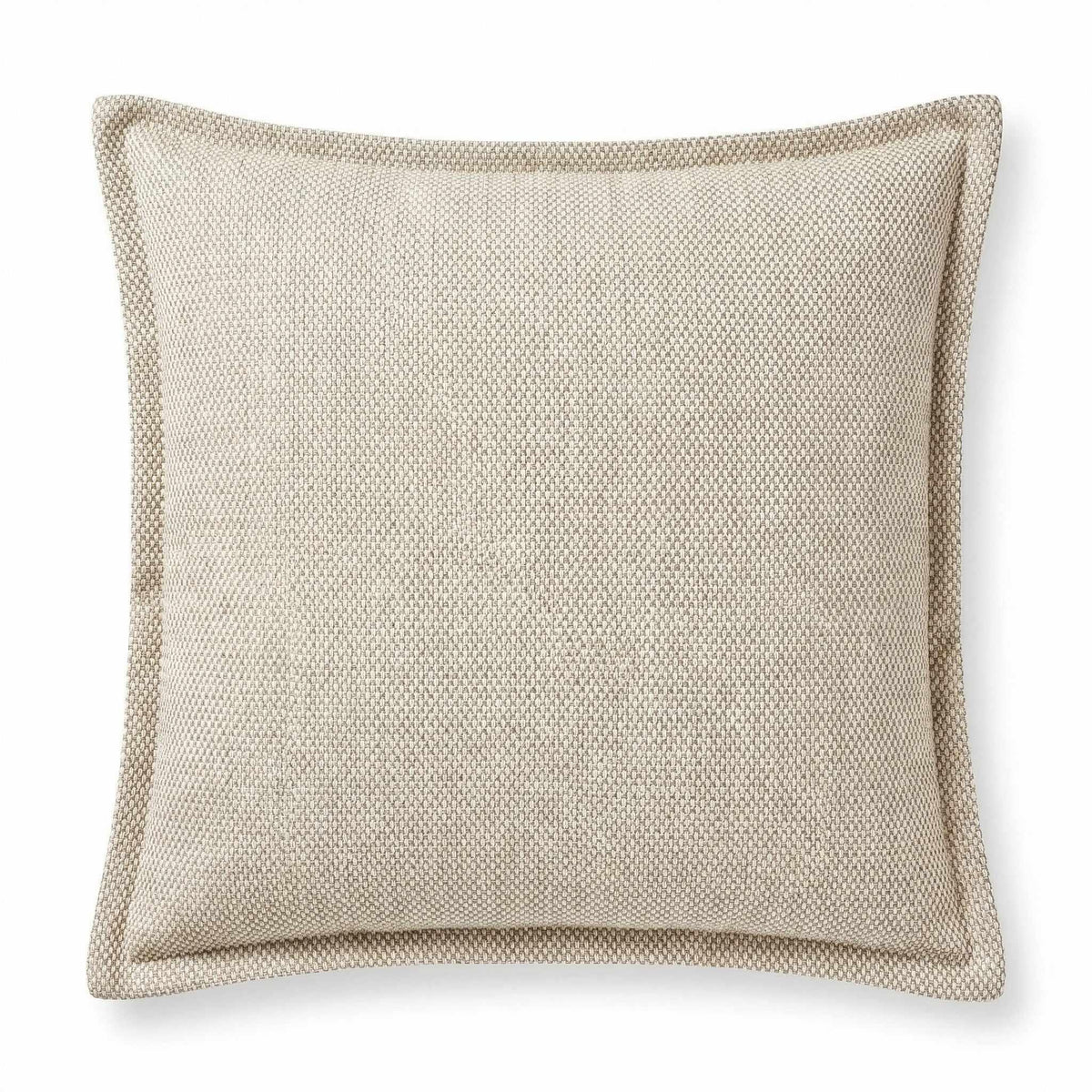 Berlin Gardens Lily Hive 24x24 flanged throw pillow in Blend Linen