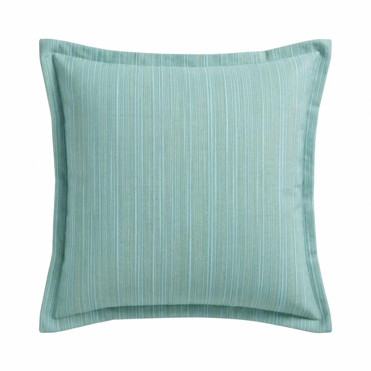 Berlin Gardens Lily Hive 24x24 flanged throw pillow in Dupione Celeste