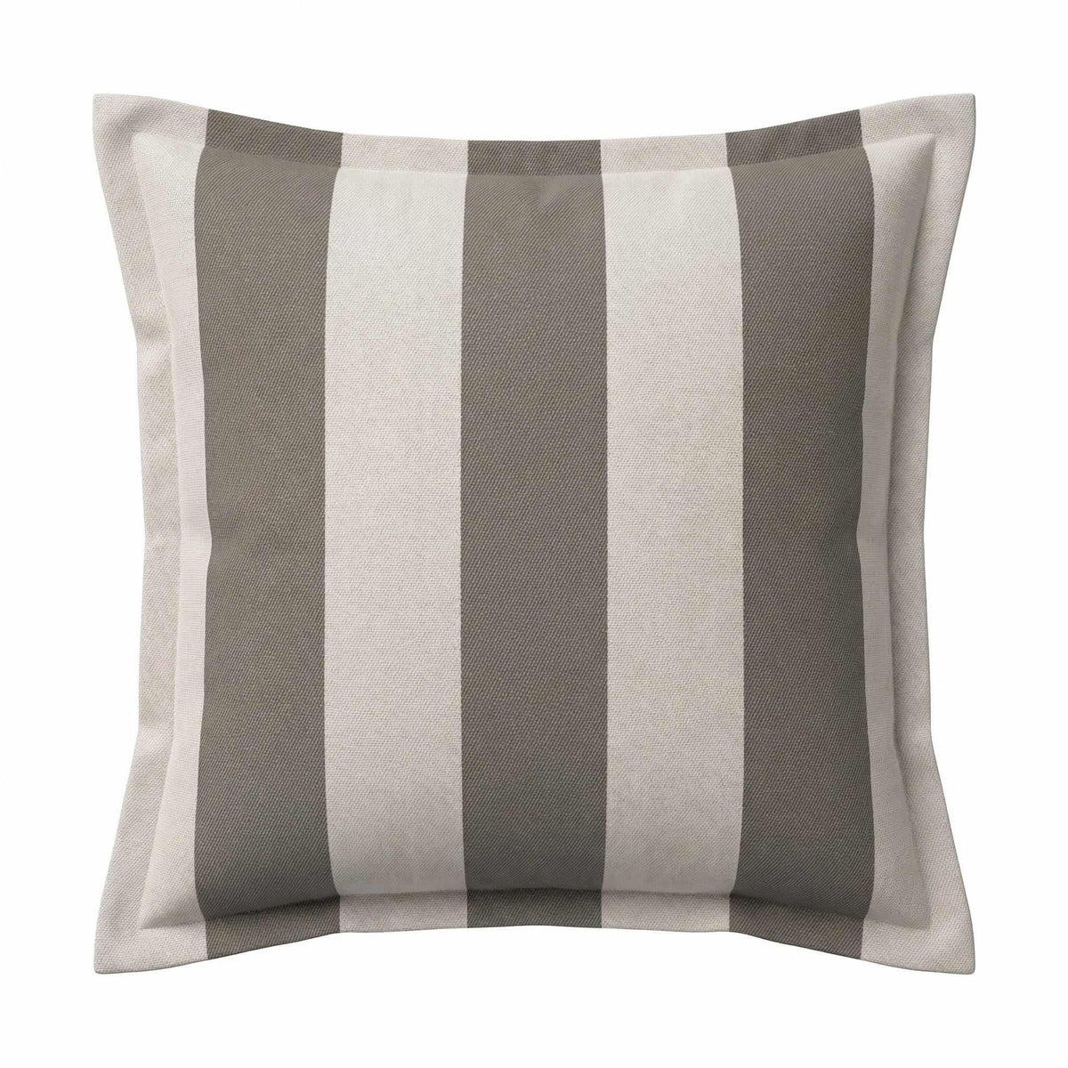 Berlin Gardens Lily Hive 24x24 flanged throw pillow in Galleon Dark Taupe