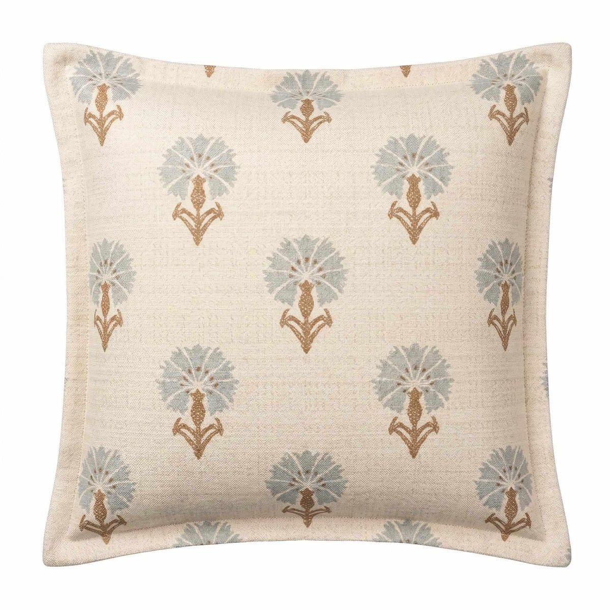 Berlin Gardens Lily Hive 24x24 flanged throw pillow in Mira Chai