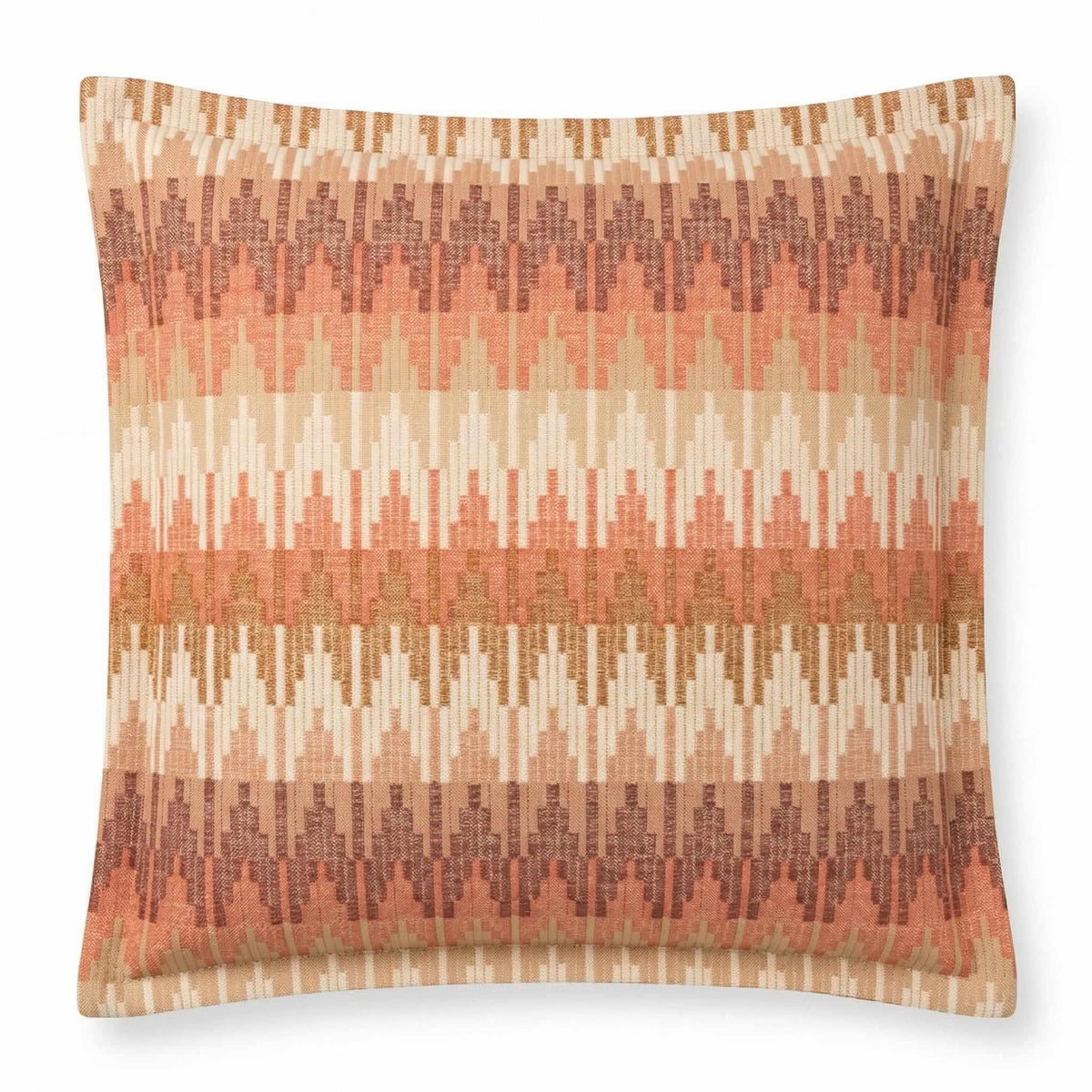 Berlin Gardens Lily Hive 24x24 flanged throw pillow in Valley Desert