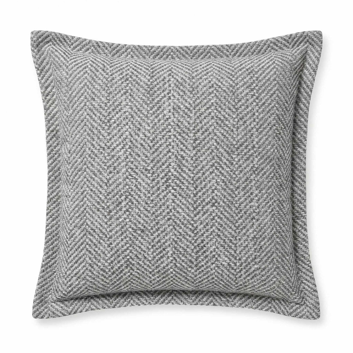 Berlin Gardens Lily Hive 24x24 flanged throw pillow in Waterpoint Marble