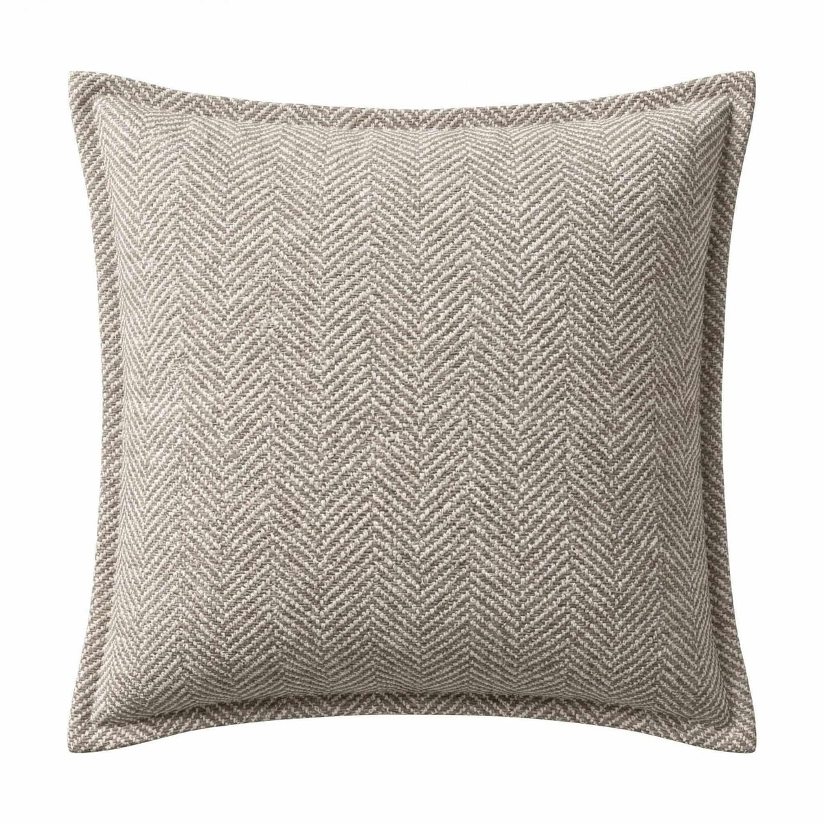 Berlin Gardens Lily Hive 24x24 flanged throw pillow in Waterpoint Stone