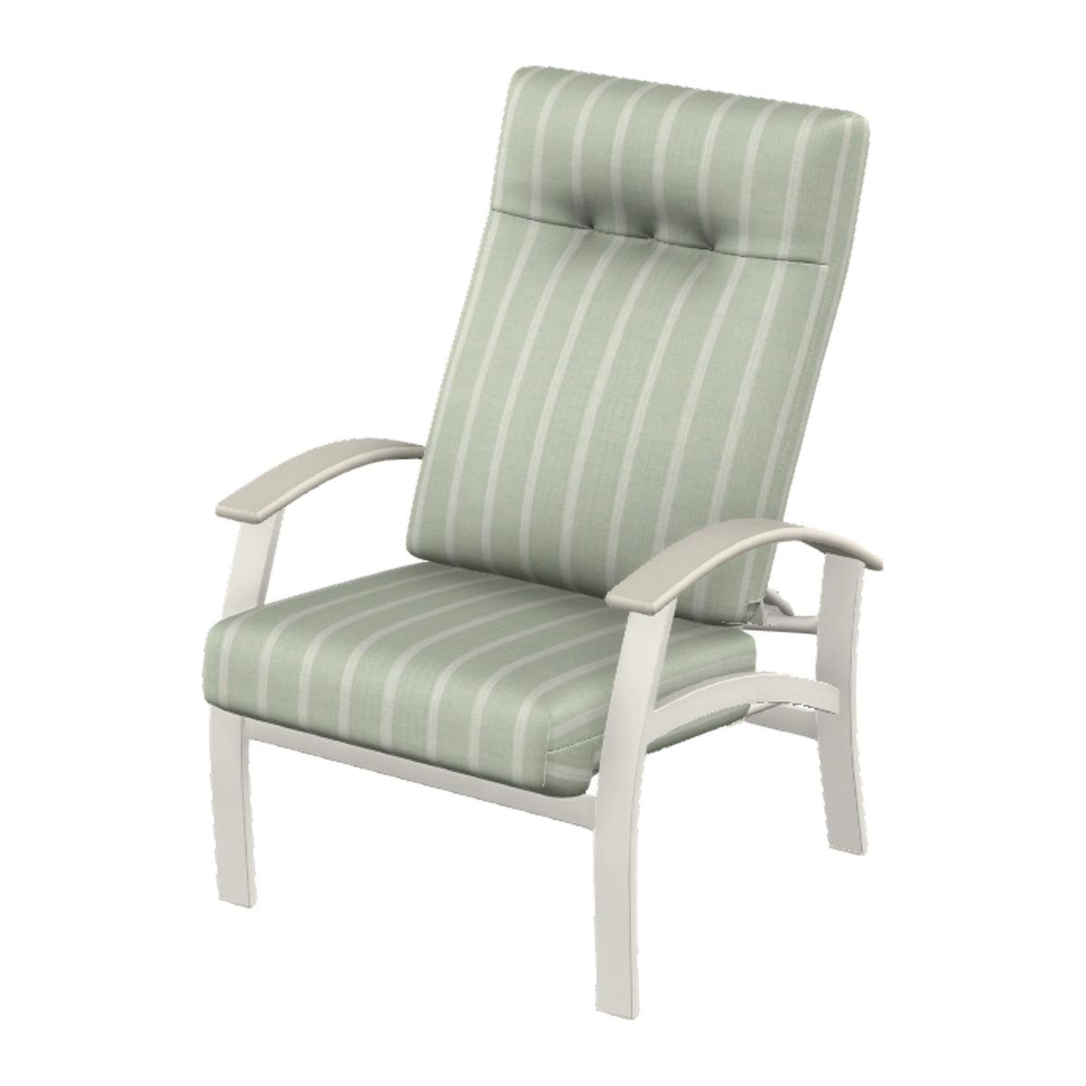 Belle Isle Cushion Supreme Height Adjustable Armchair — Snow PC / Laguna Accents