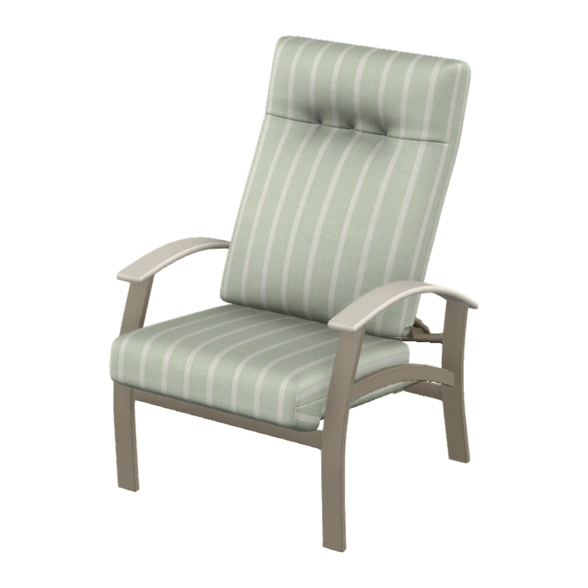 Belle Isle Cushion Supreme Height Adjustable Armchair — Storm PC / Laguna Accents