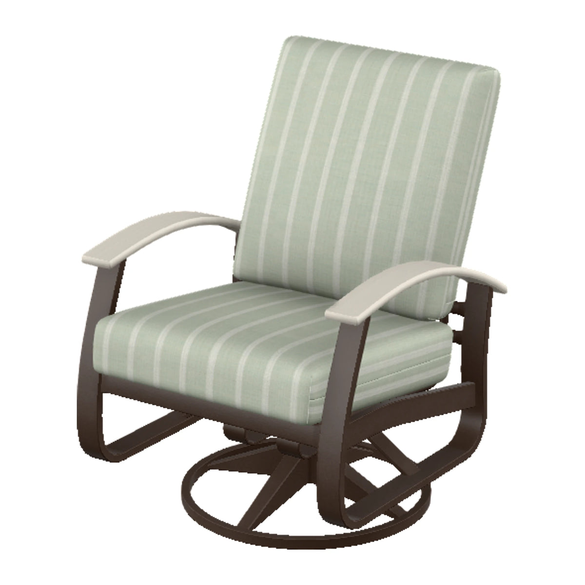 Belle Isle Cushion Swivel Rocker — Kona PC / Laguna Accents