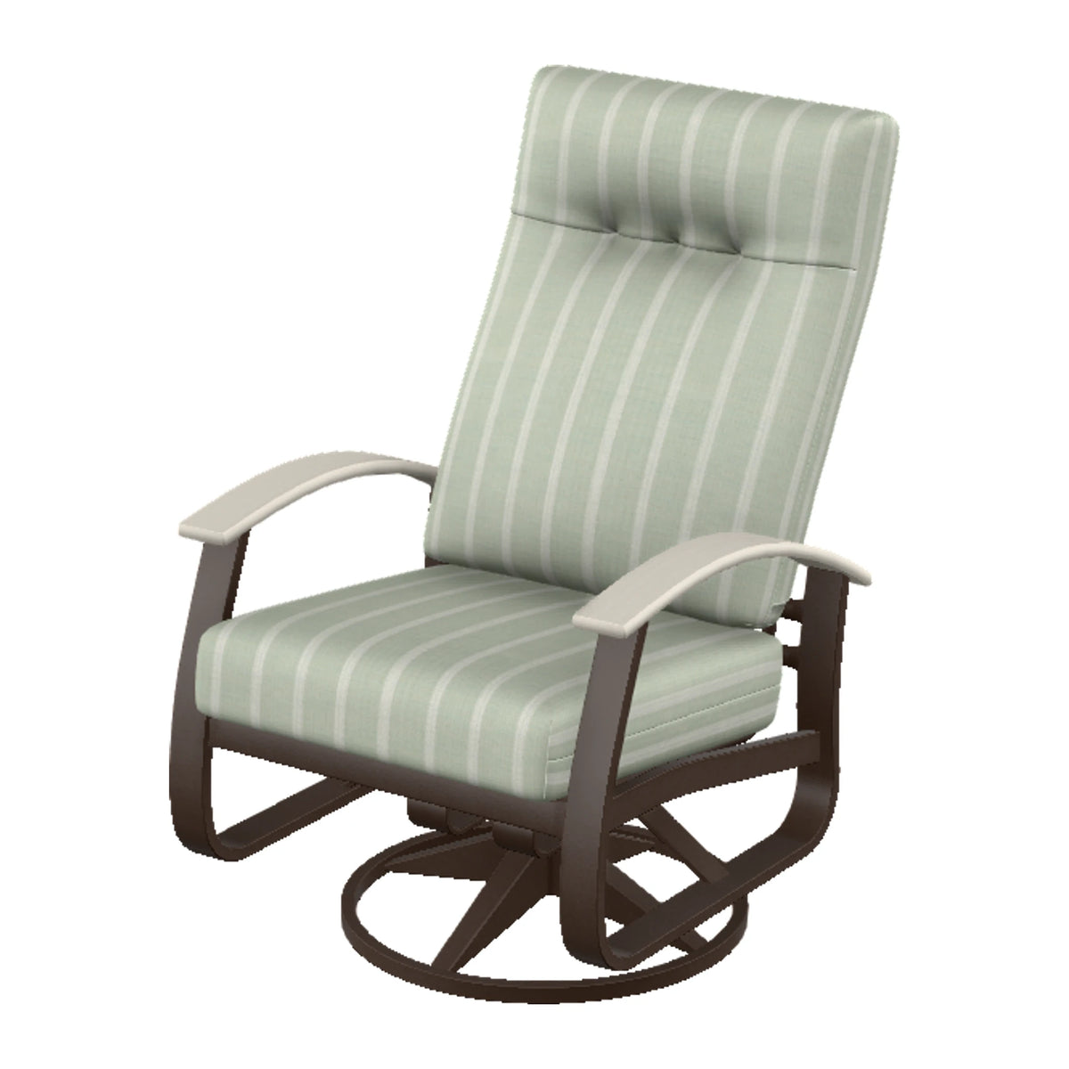 Belle Isle Cushion Supreme Height Swivel Rocker — Kona PC / Laguna Accents