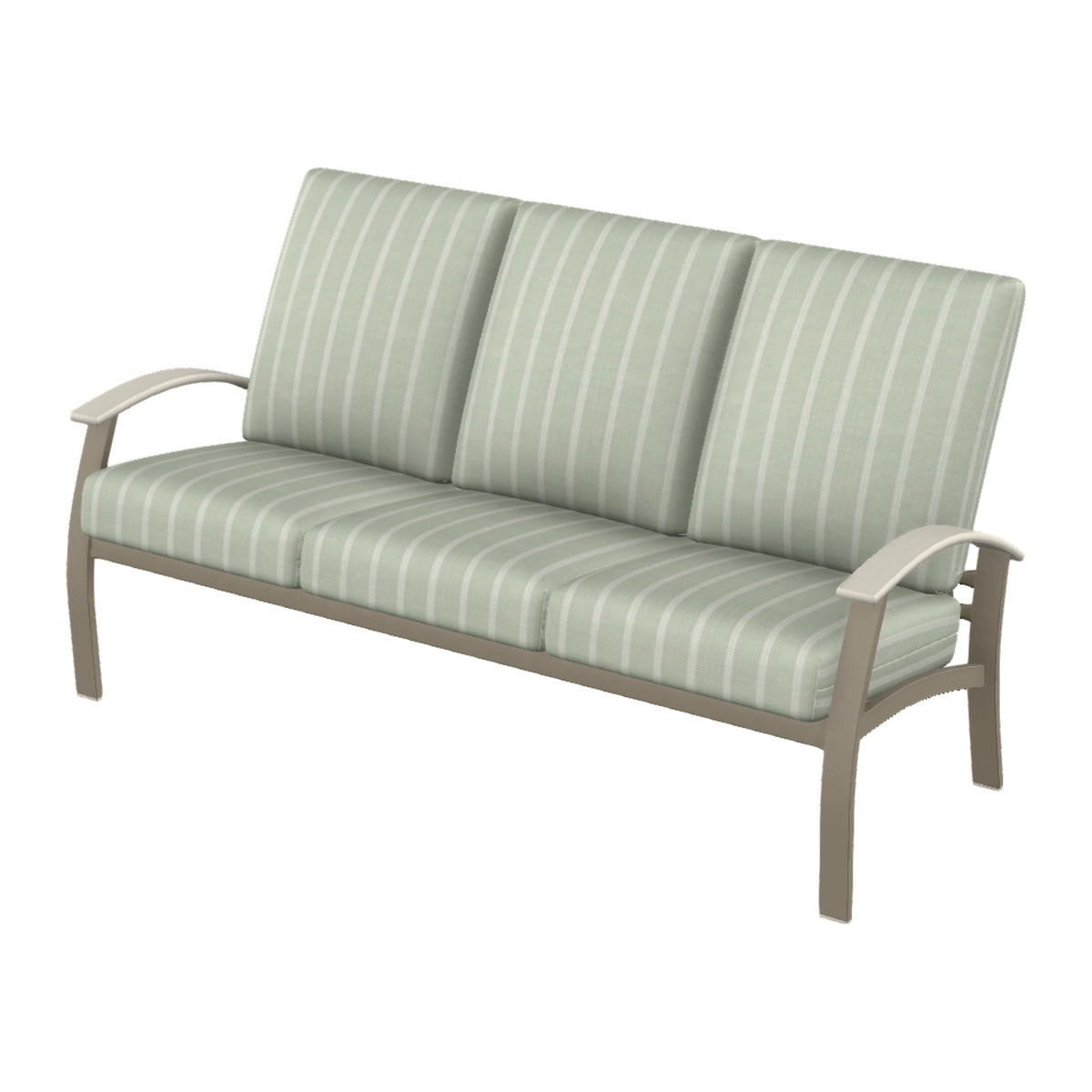 Belle Isle Cushion Sofa — Storm PC / Laguna Accents