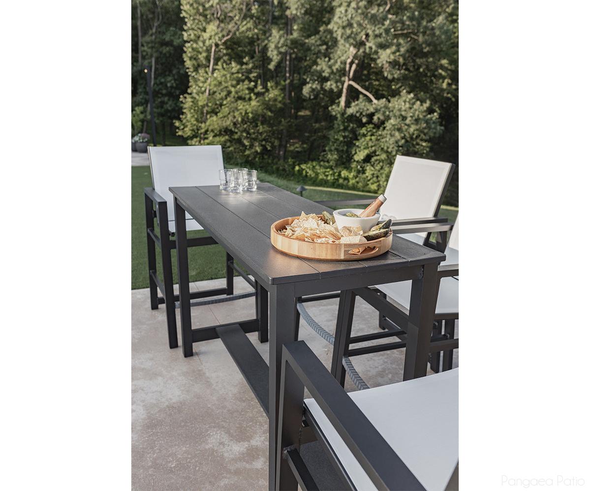 Balcony Table - Aluminum Base - Dining Height