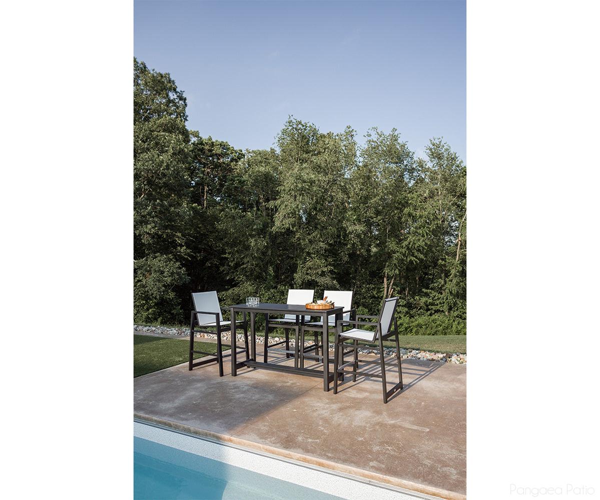 Balcony Table - Aluminum Base - Dining Height