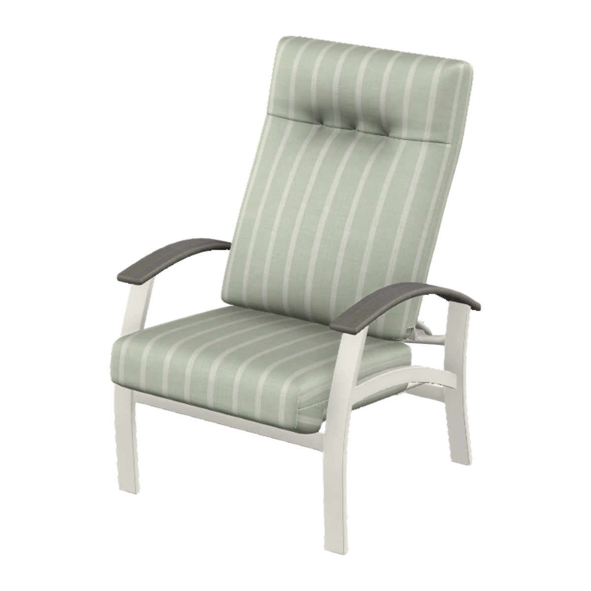 Belle Isle Cushion Supreme Height Adjustable Armchair — Snow PC / Boardwalk Accents