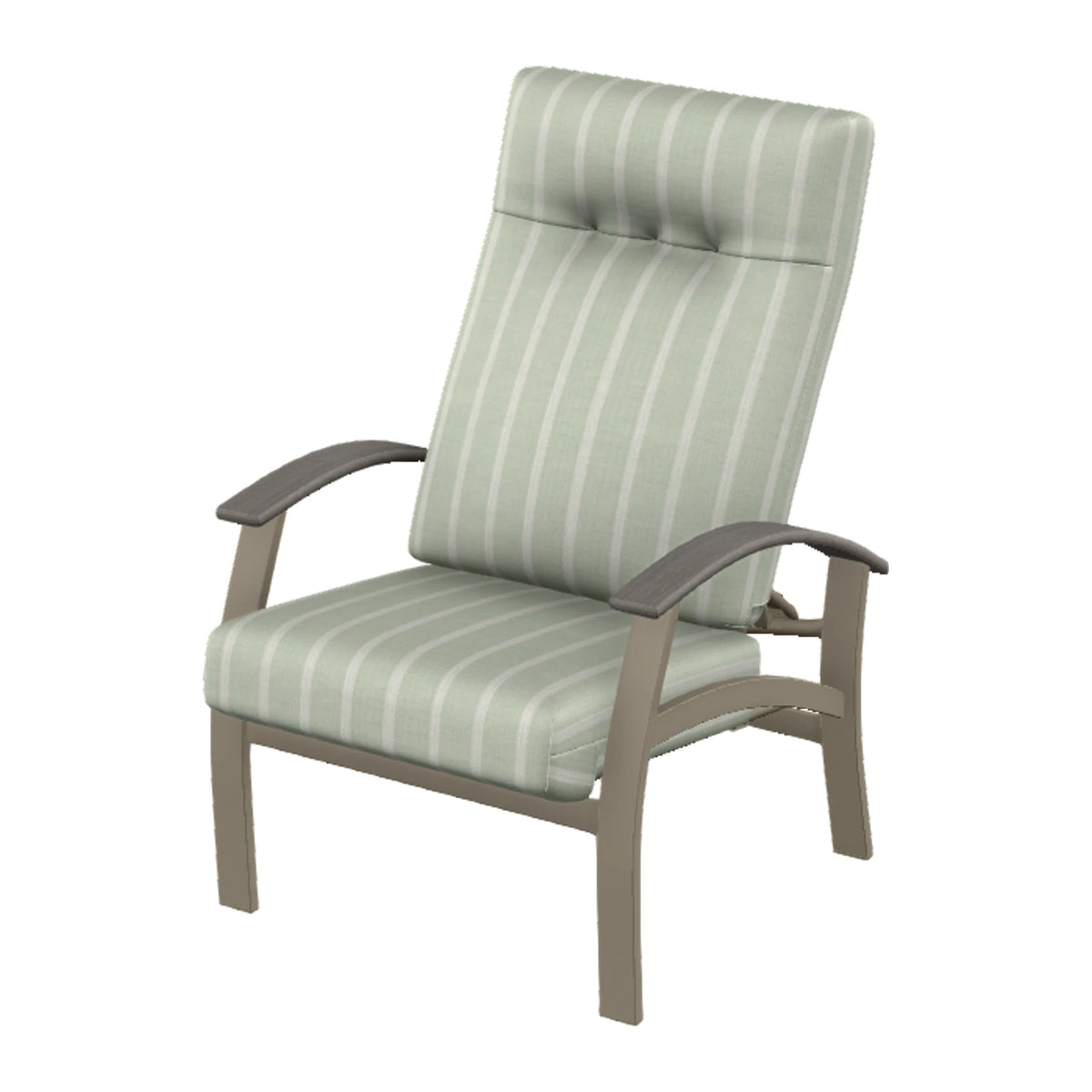 Belle Isle Cushion Supreme Height Adjustable Armchair — Storm PC / Boardwalk Accents