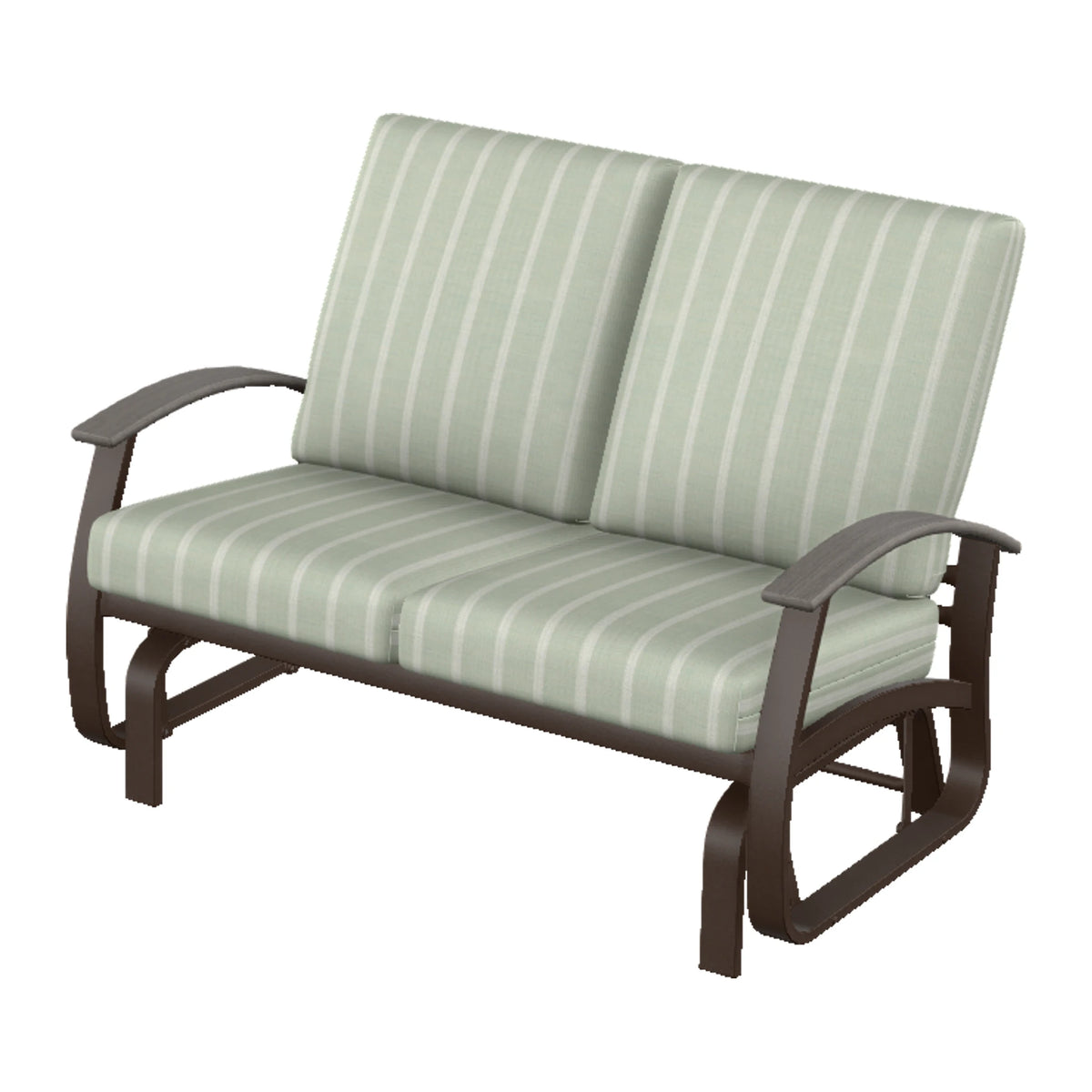 Belle Isle Cushion Loveseat Glider — Kona PC / Boardwalk Accents