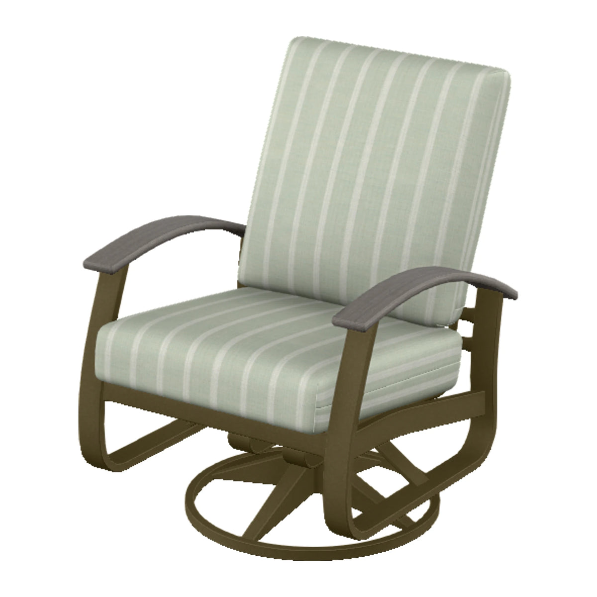 Belle Isle Cushion Swivel Rocker — Beachwood PC / Boardwalk Accents