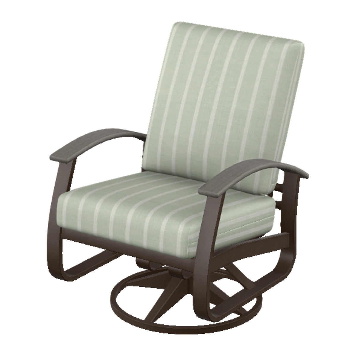 Belle Isle Cushion Swivel Rocker — Kona PC / Boardwalk Accents