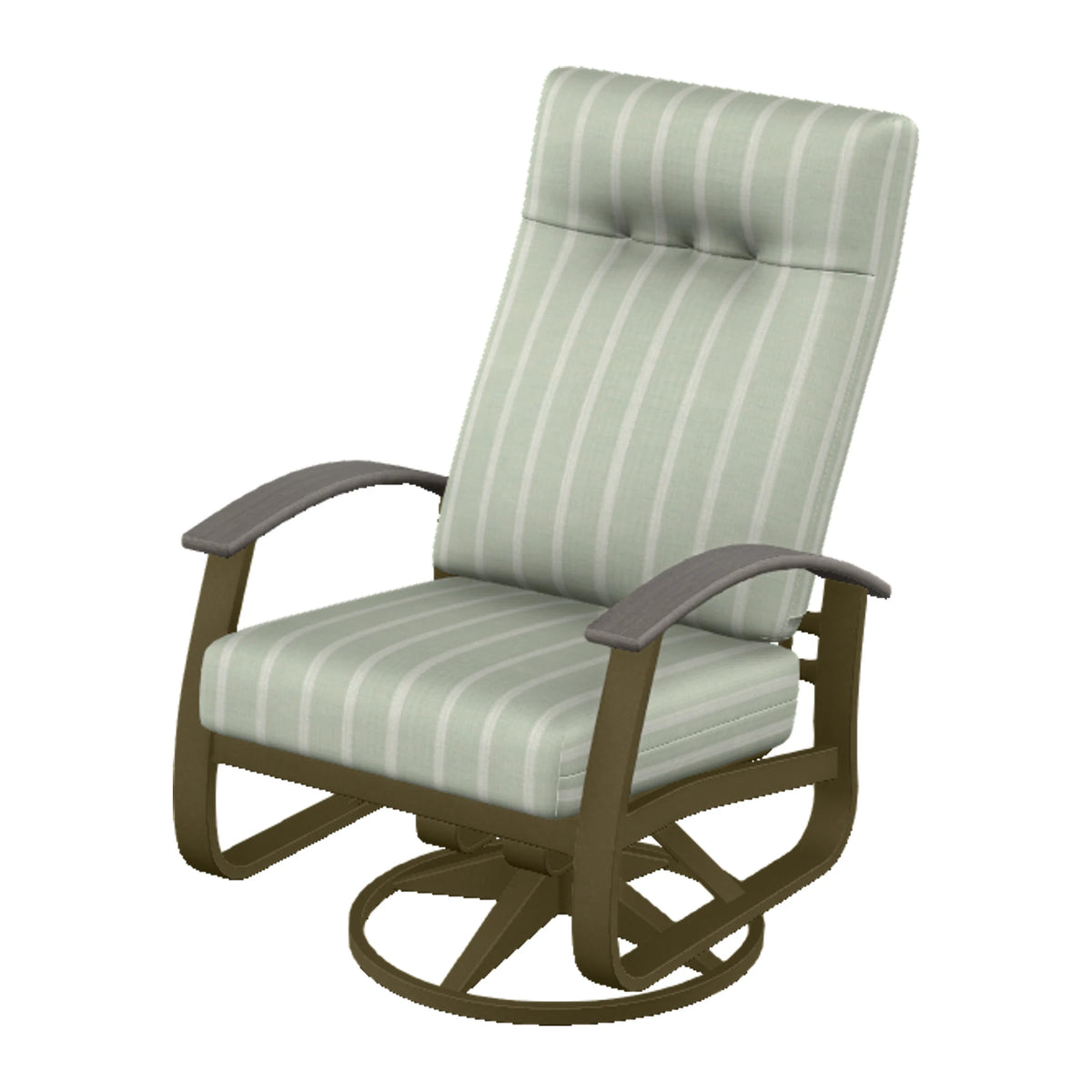 Belle Isle Cushion Supreme Height Swivel Rocker — Beachwood PC / Boardwalk Accents