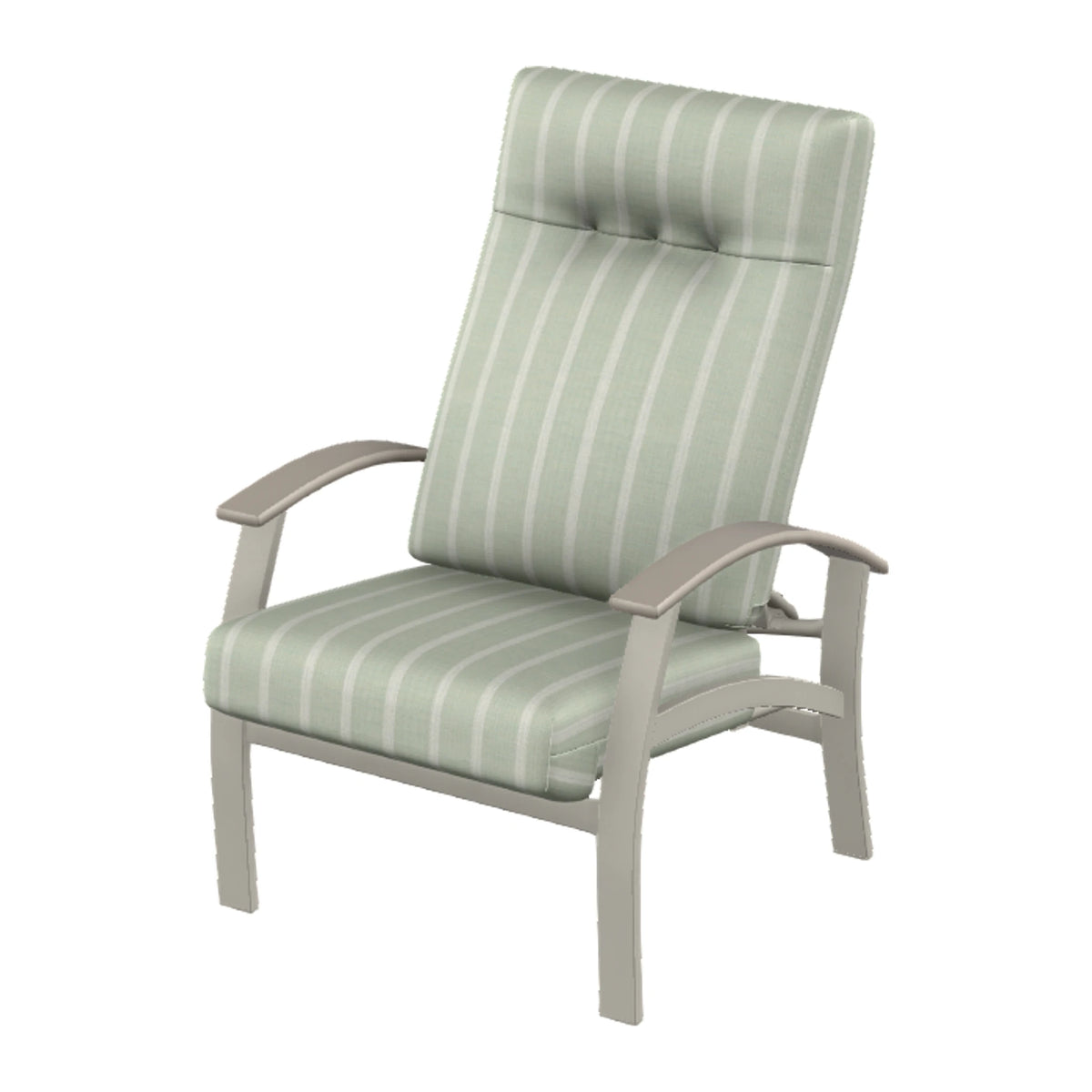 Belle Isle Cushion Supreme Height Adjustable Armchair — Warm Grey PC / Warm Grey Accents