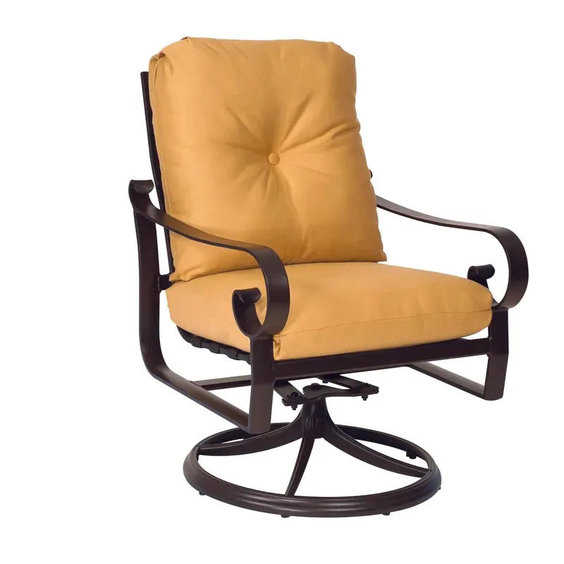 Belden Cushion Swivel Rocking Dining Arm Chair