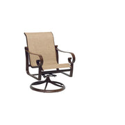 Belden Sling Swivel Rocking Dining Arm Chair