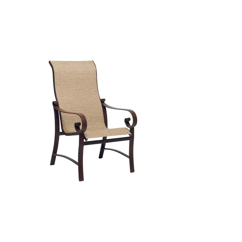 Belden Sling High Back Dining Arm Chair
