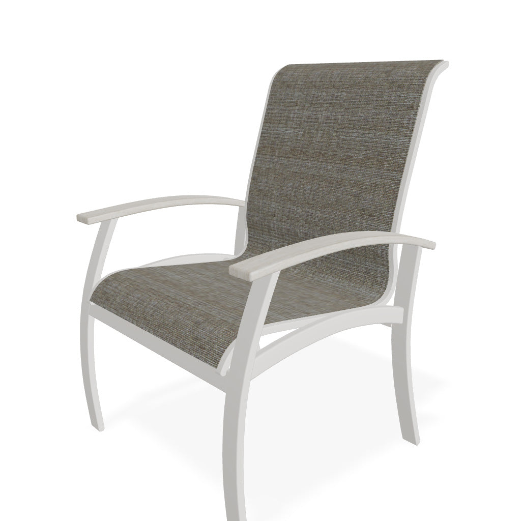 Belle Isle Sling Dining Arm Chair