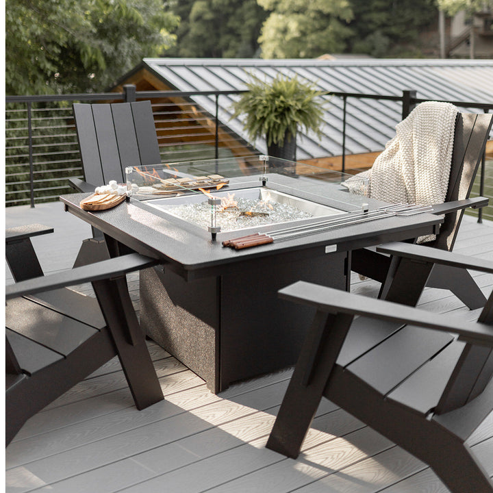 Numa Square Fire Pit (Chat Height)