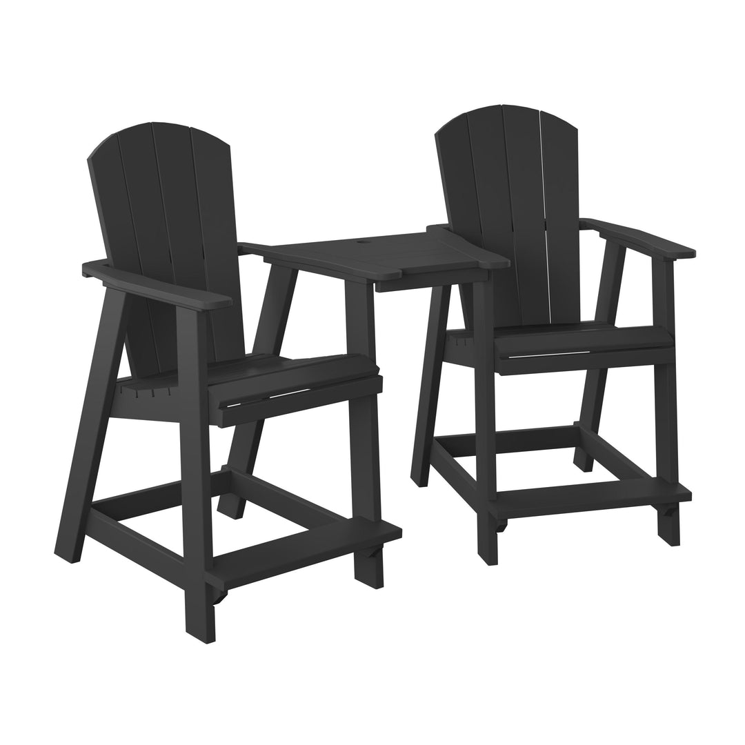 Adirondack Balcony Tete-A-Tete Set