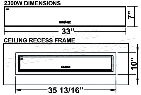 Platinum Smart-Heat Electric | 2300W | 220V-240V | Black