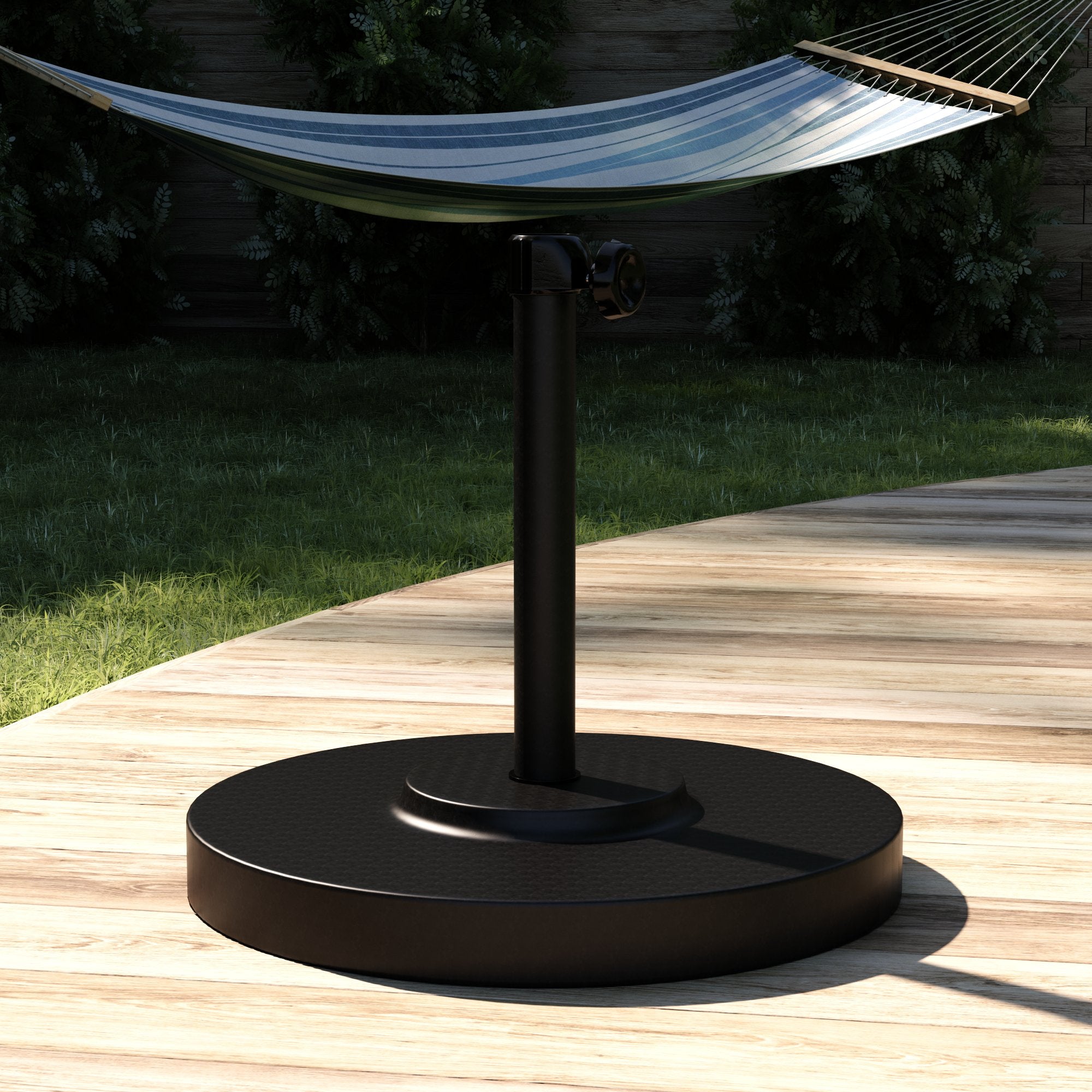 Patio Umbrella 50 LBS Stand With Concrete Filing