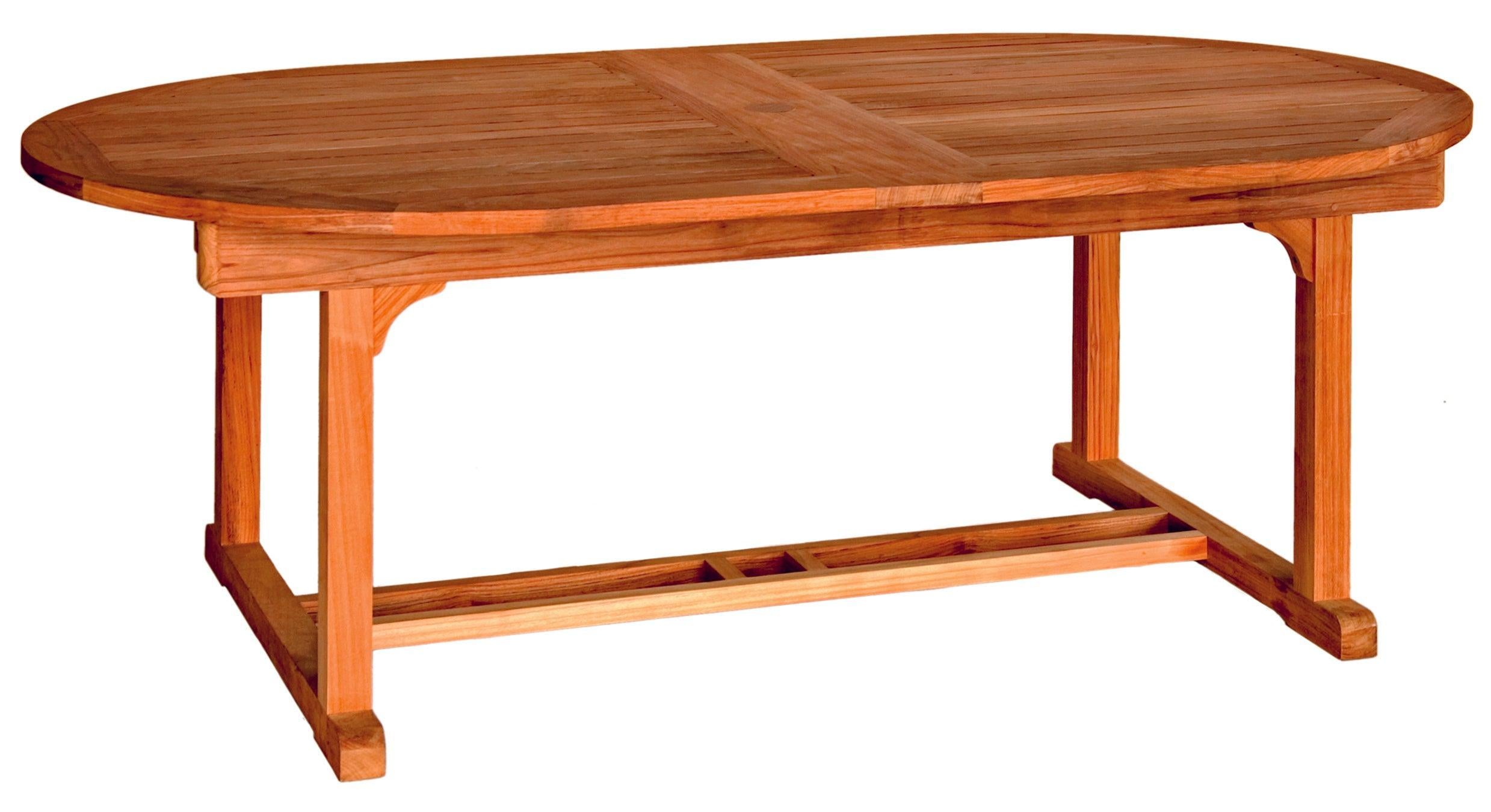 Chelsea Oval Extension Table 80" (to 115")