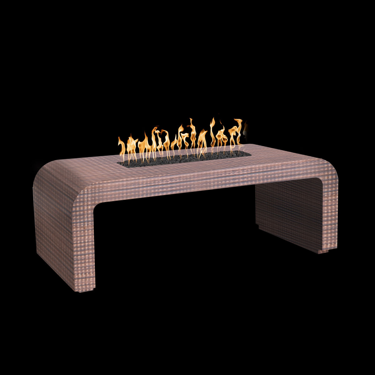 The Outdoor Plus Calabasas Fire Tables - Copper configuration