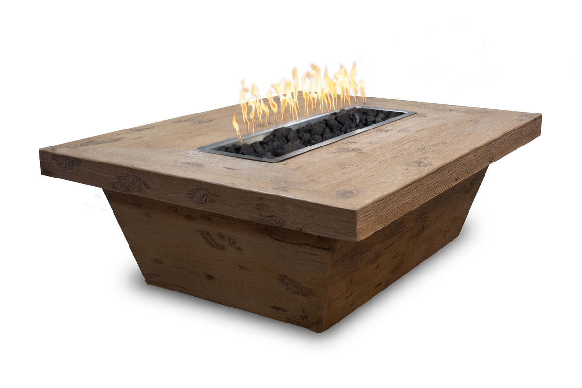 Carson Wood Grain Fire Pit 48" x 36" - 16" Tall