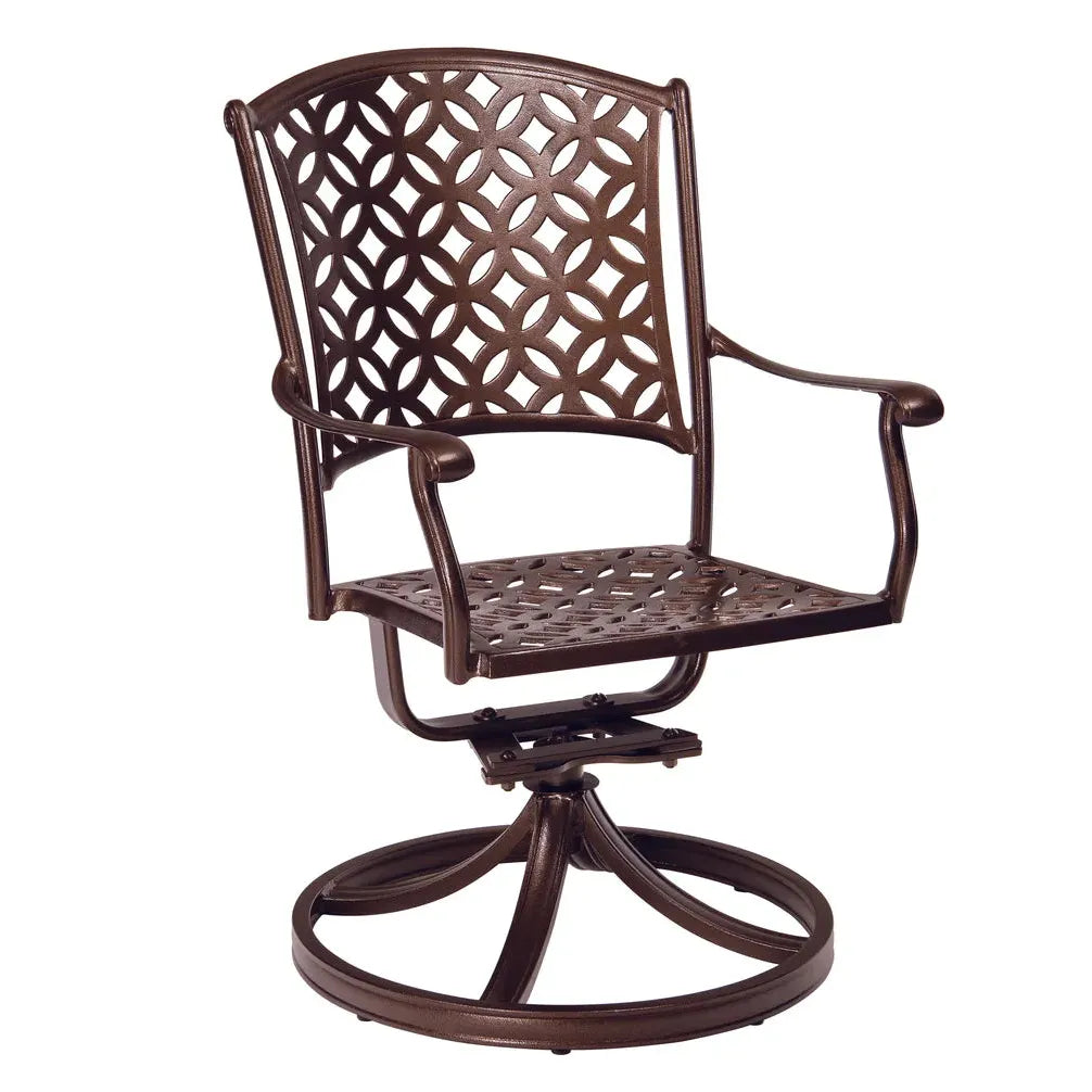 Casa Cushion Swivel Rocking Dining Arm Chair