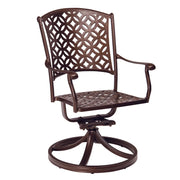 Casa Cushion Swivel Rocking Dining Arm Chair