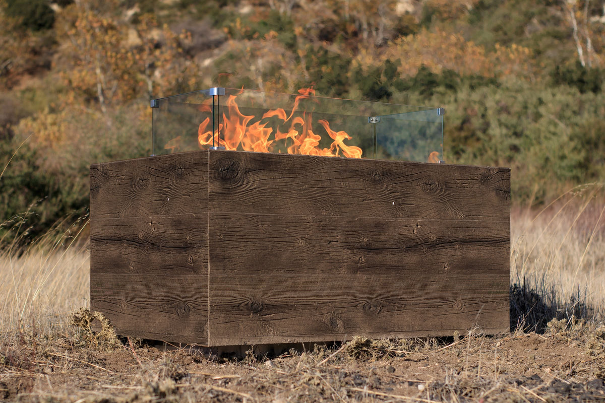 Catalina Wood Grain Fire Pit - 48"