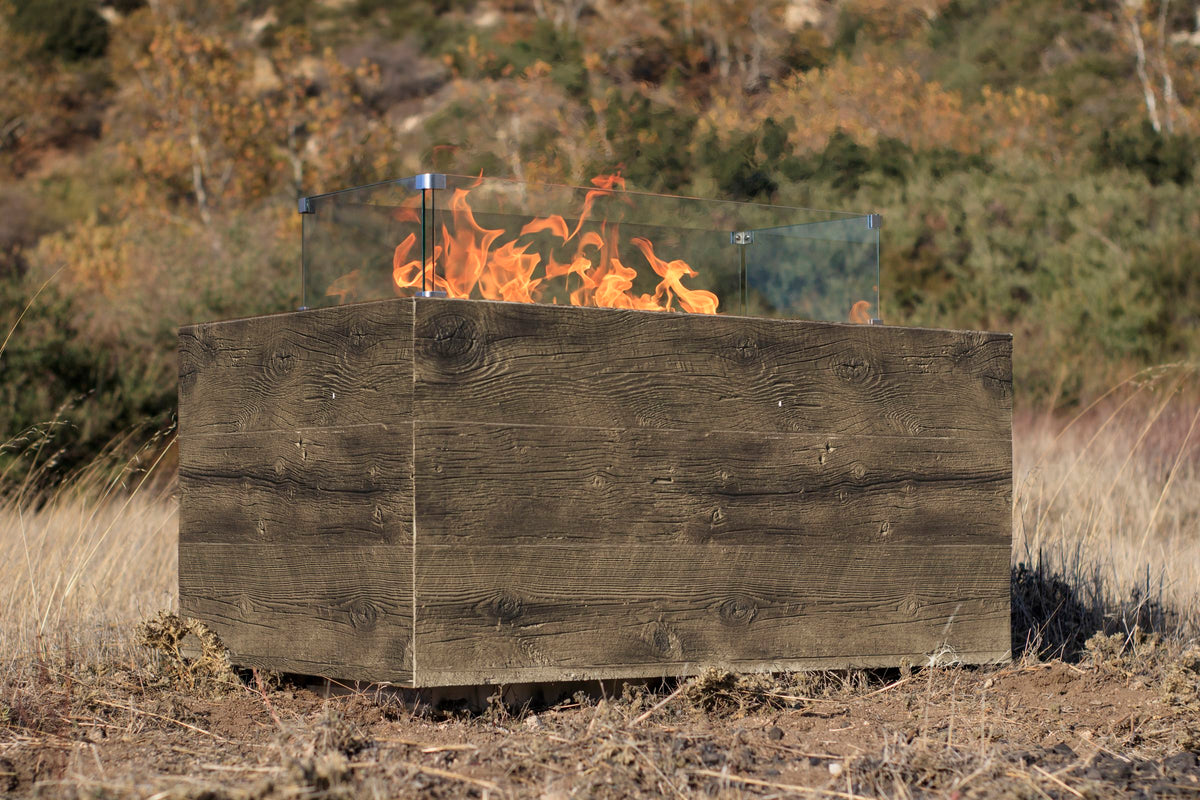 Catalina Wood Grain Fire Pit - 48"