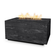 The Outdoor Plus Catalina Wood Grain Fire Pits - Wood Grain GFRC configuration