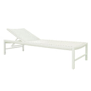Catherine Aluminum Adj. Chaise Lounge W/Wheels