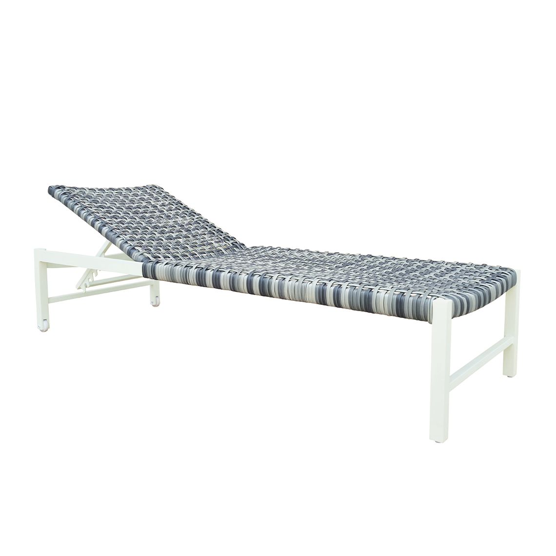 Catherine Aluminum Adj. Chaise Lounge W/Wheels