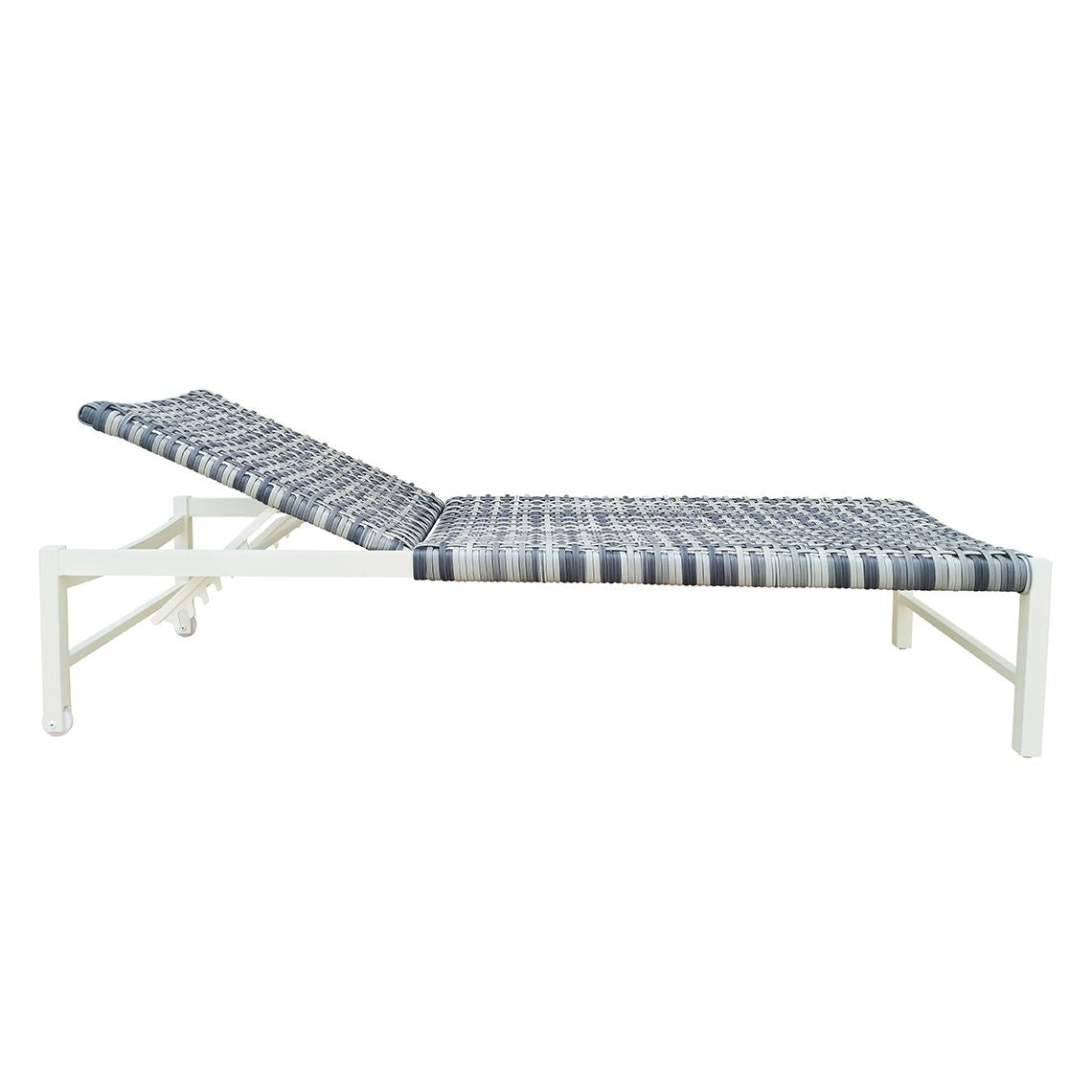 Catherine Aluminum Adj. Chaise Lounge W/Wheels