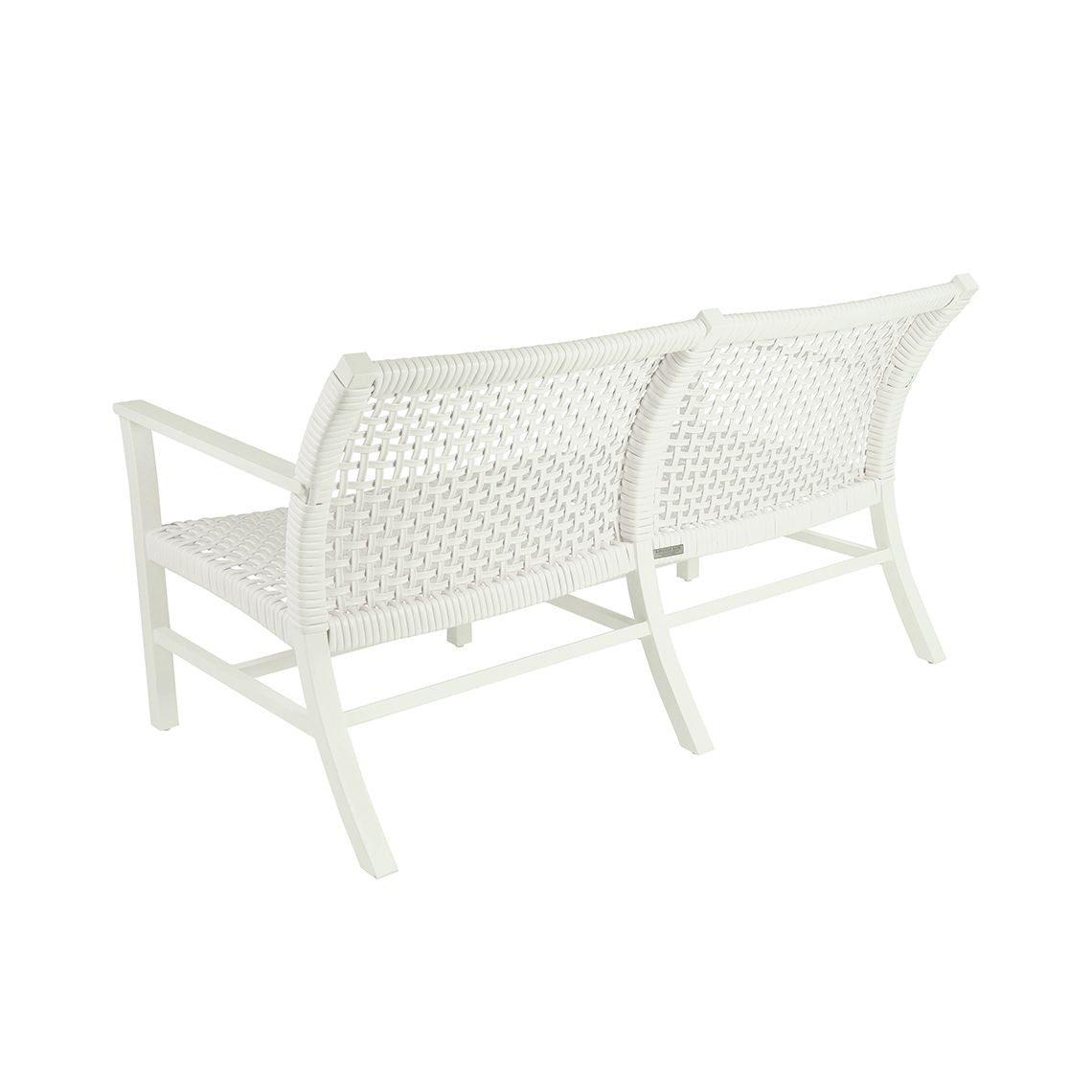 Catherine Aluminum Club Settee