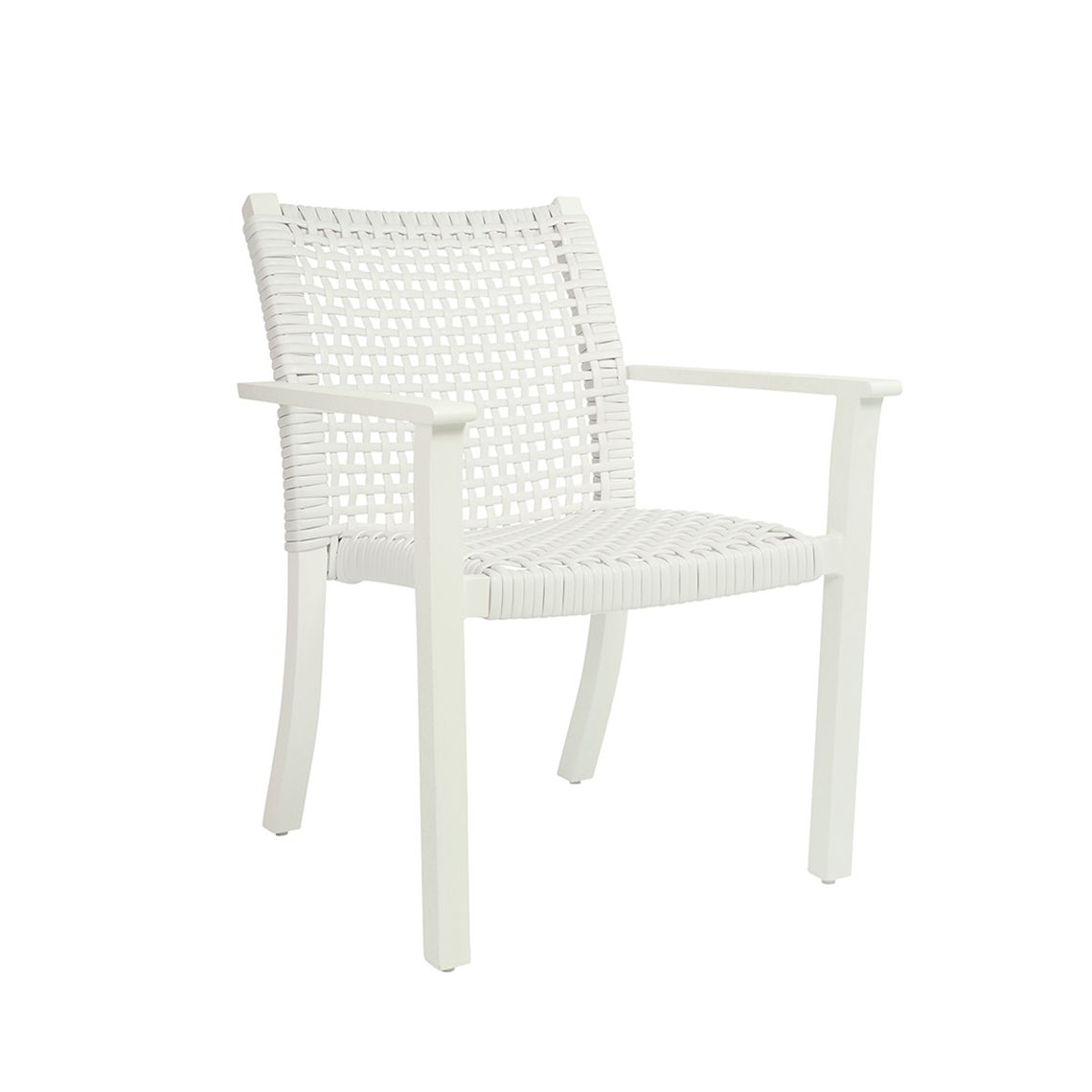 Catherine Aluminum Dining Arm Chair