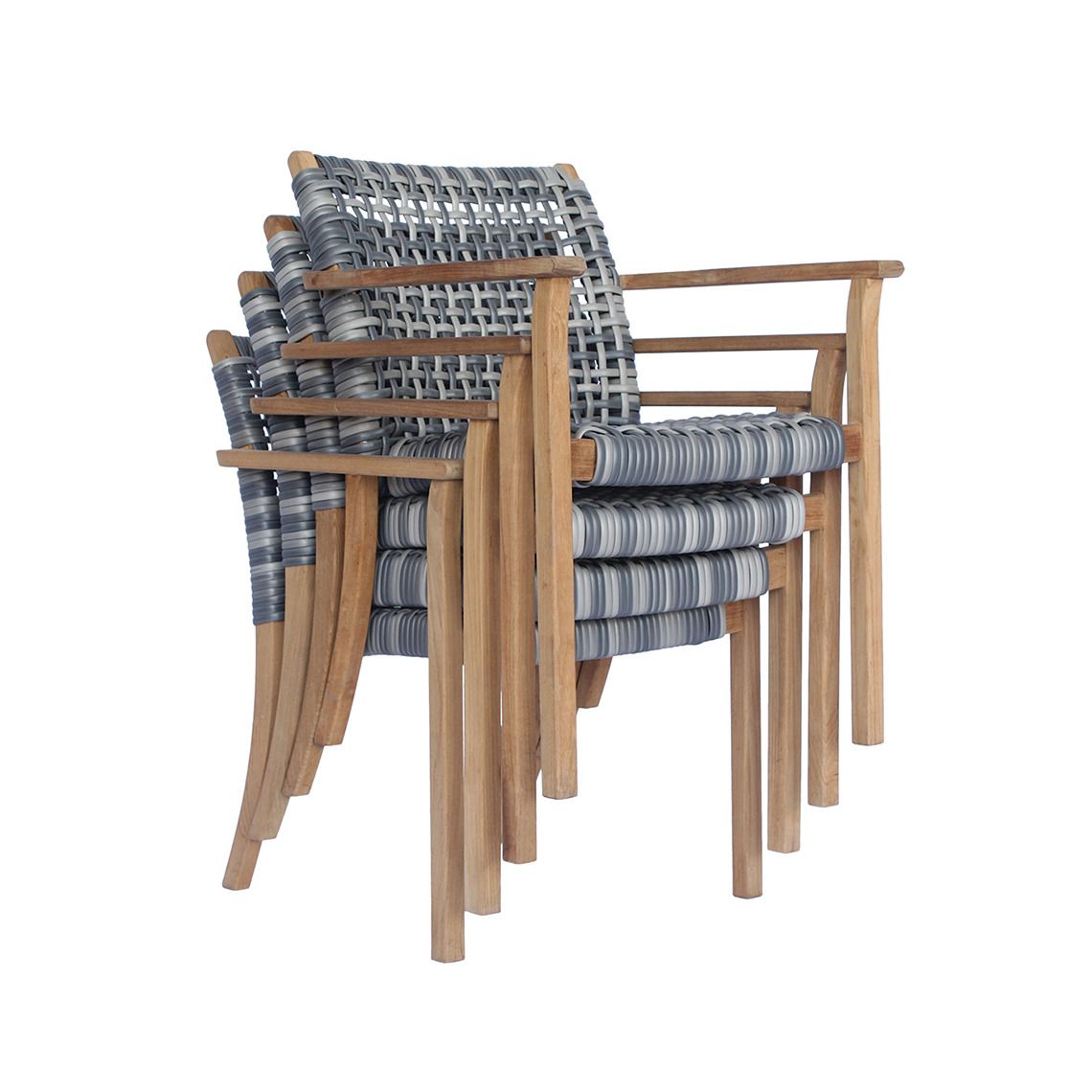 Catherine Teak Dining Arm Chair