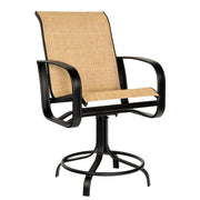 Cayman Isle Sling Swivel Counter Stool